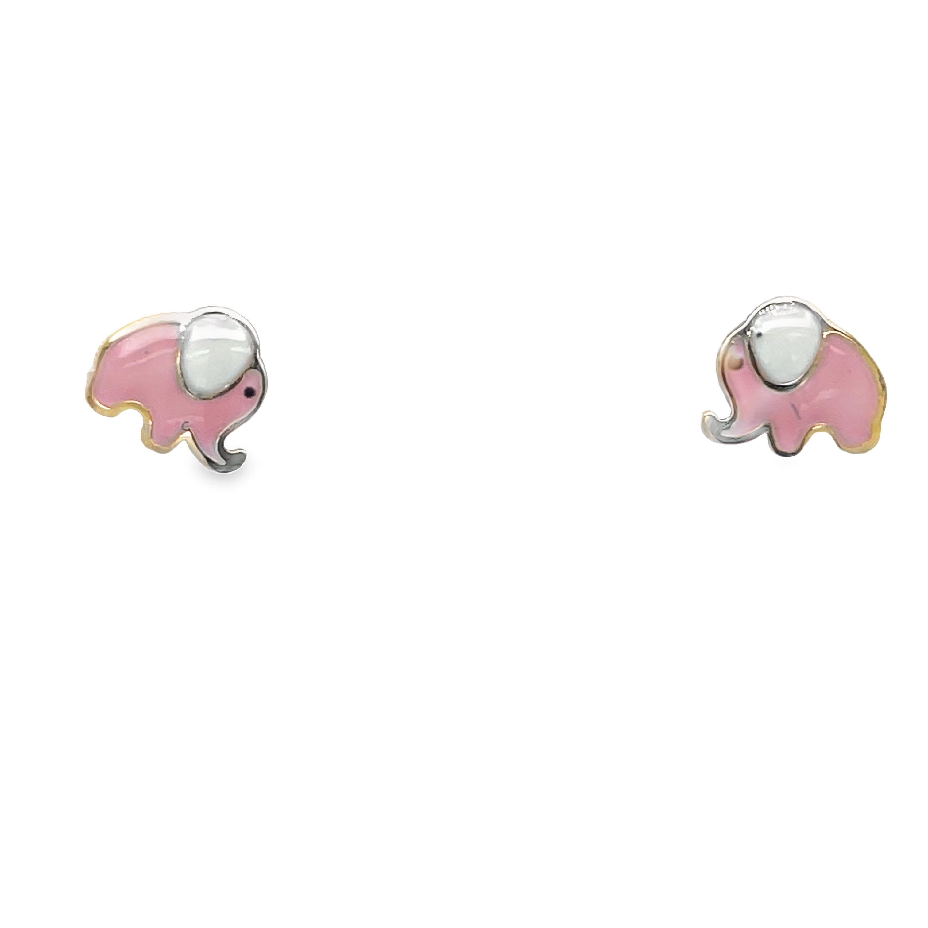 <p><span style="font-size: 0.875rem;">These exquisite flower earrings for babies feature 14k yellow gold construction with elephant shape securely affixed using baby screw backs.</span></p> <p>&nbsp;</p>