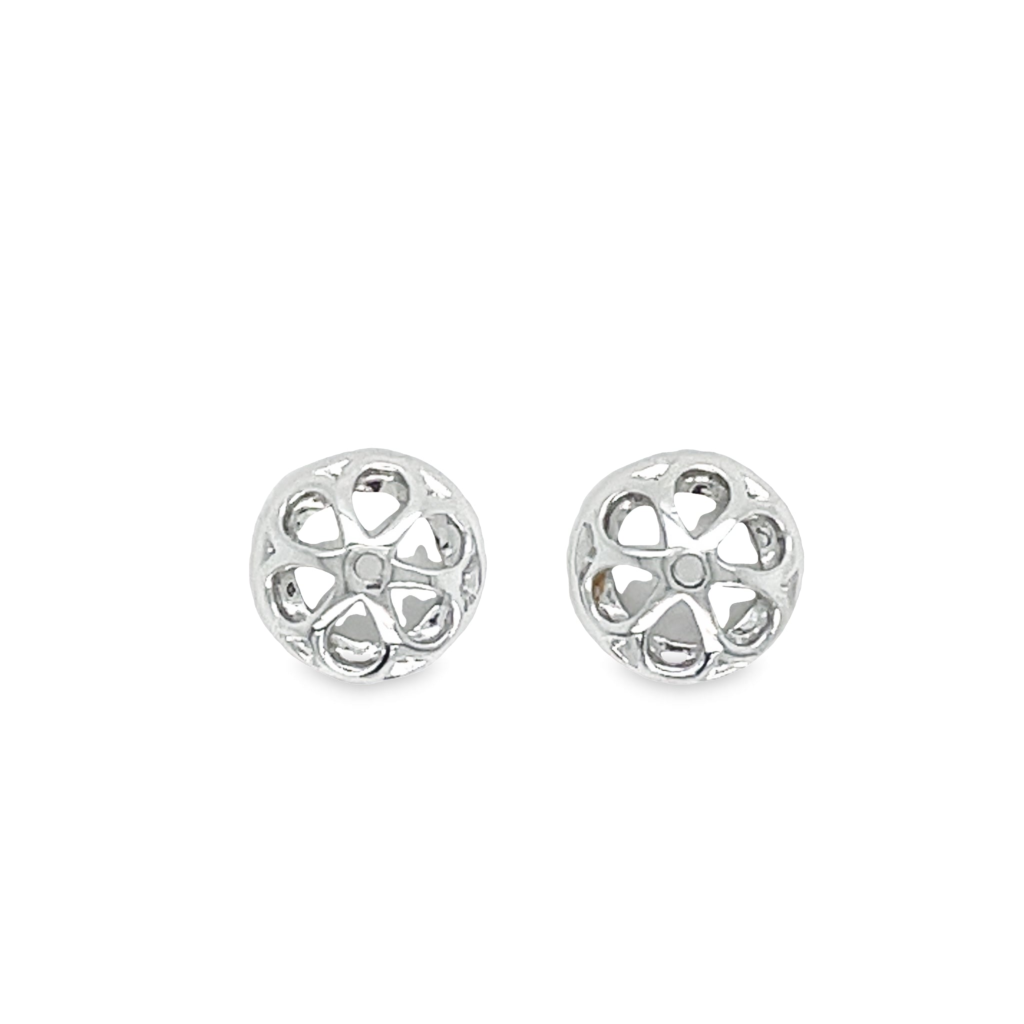 Let your sparkle shine with these stunning Small Removable Round Diamond Jacket Earrings! Crafted of 18k white gold, these earrings feature round diamonds 0.34 cts that will have you dazzling. Show off the ultimate in classic beauty and elegance!  Diamond studs not included 