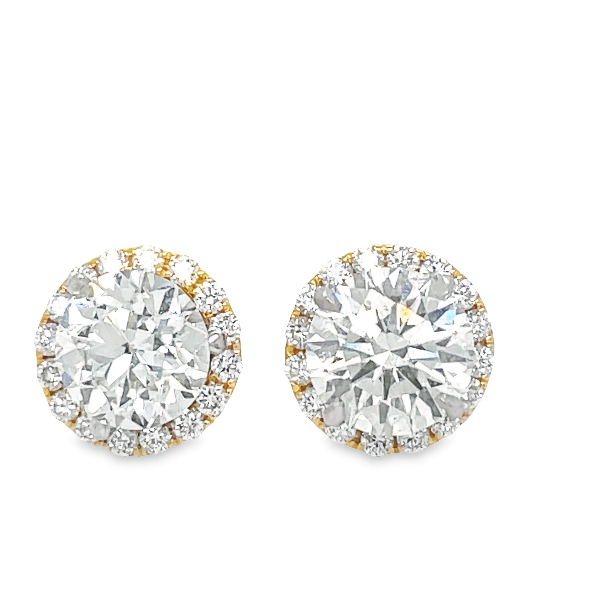 Let your sparkle shine with these stunning Small Removable Round Diamond Jacket Earrings! Crafted of 18k yellow gold, these earrings feature round diamonds 0.34 cts that will have you dazzling. Show off the ultimate in classic beauty and elegance!  Diamond studs not included 