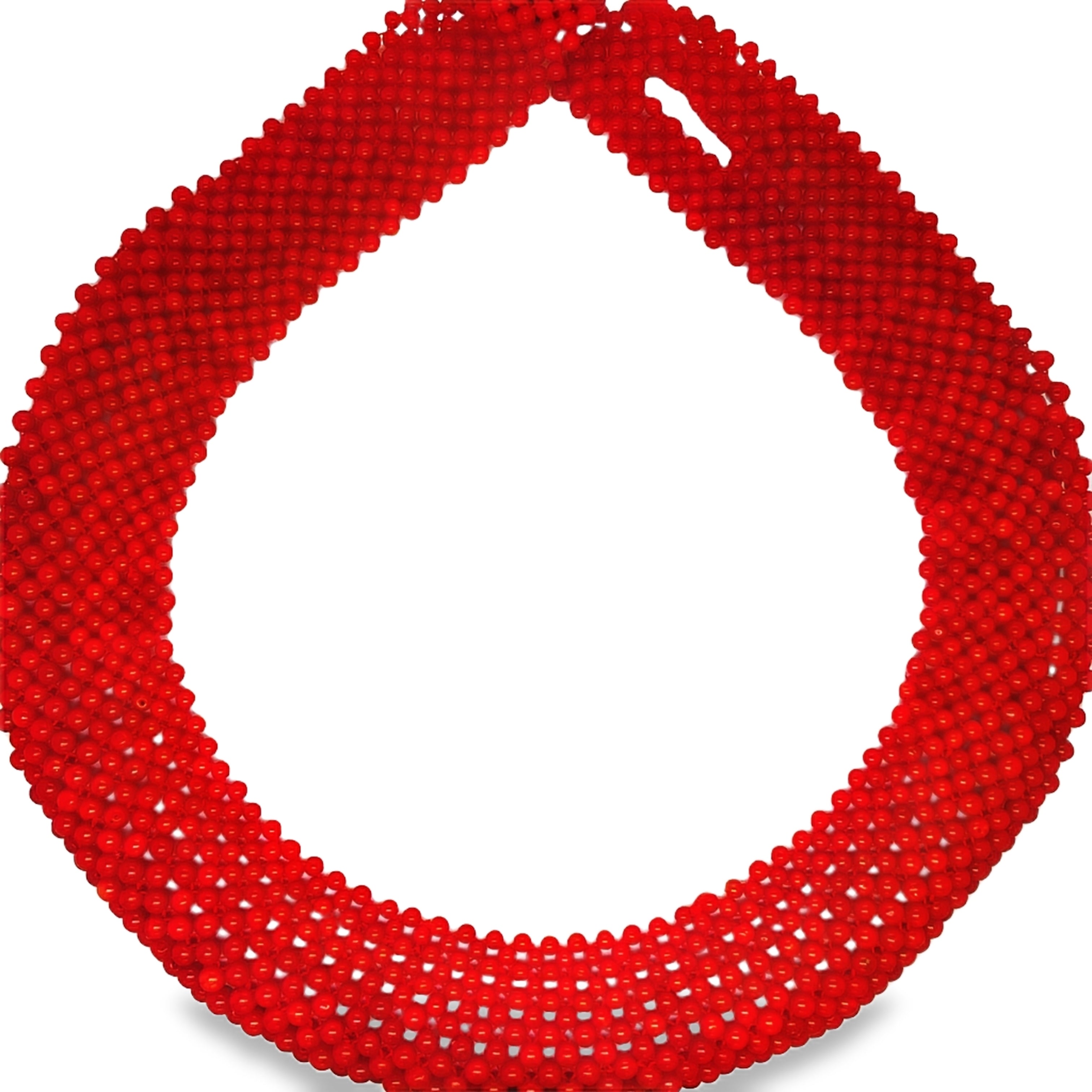 Indulge in luxury with our Italian Made Red Coral Bead Chocker Necklace. Hand crafted with graduated beads ranging from 4.00 mm to 2.50 mm, this exquisite 16" necklace exudes elegance and sophistication. Elevate any ensemble with the timeless beauty of red coral.