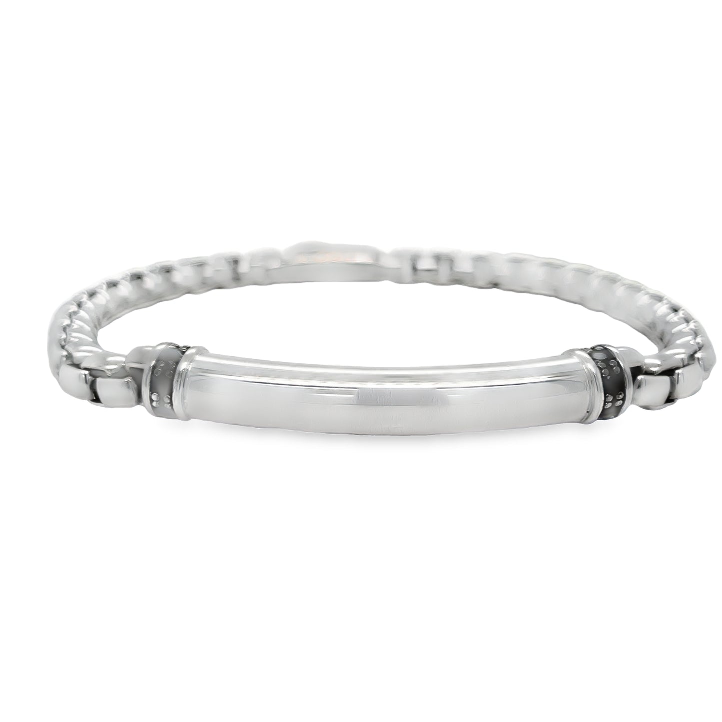 Zancan Curved Bar Solid Bracelet Top view 