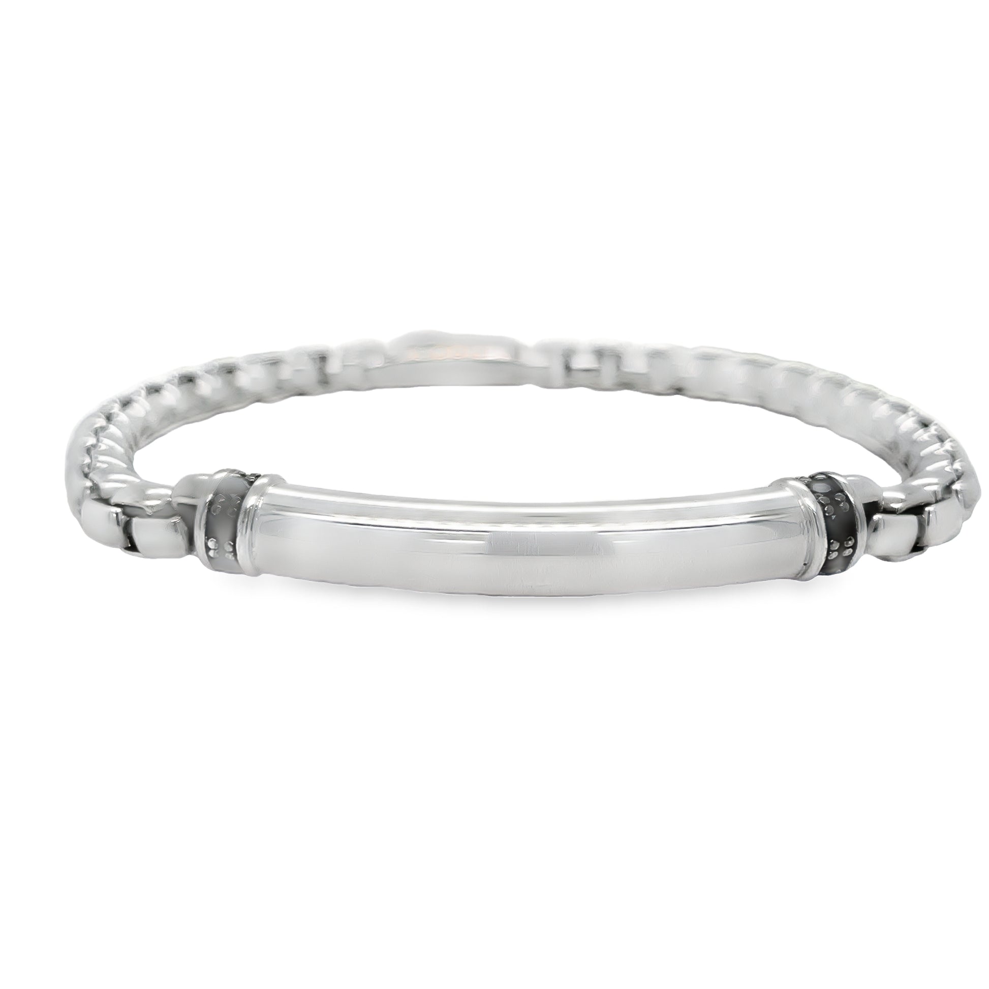 Zancan Curved Bar Solid Bracelet Top view 