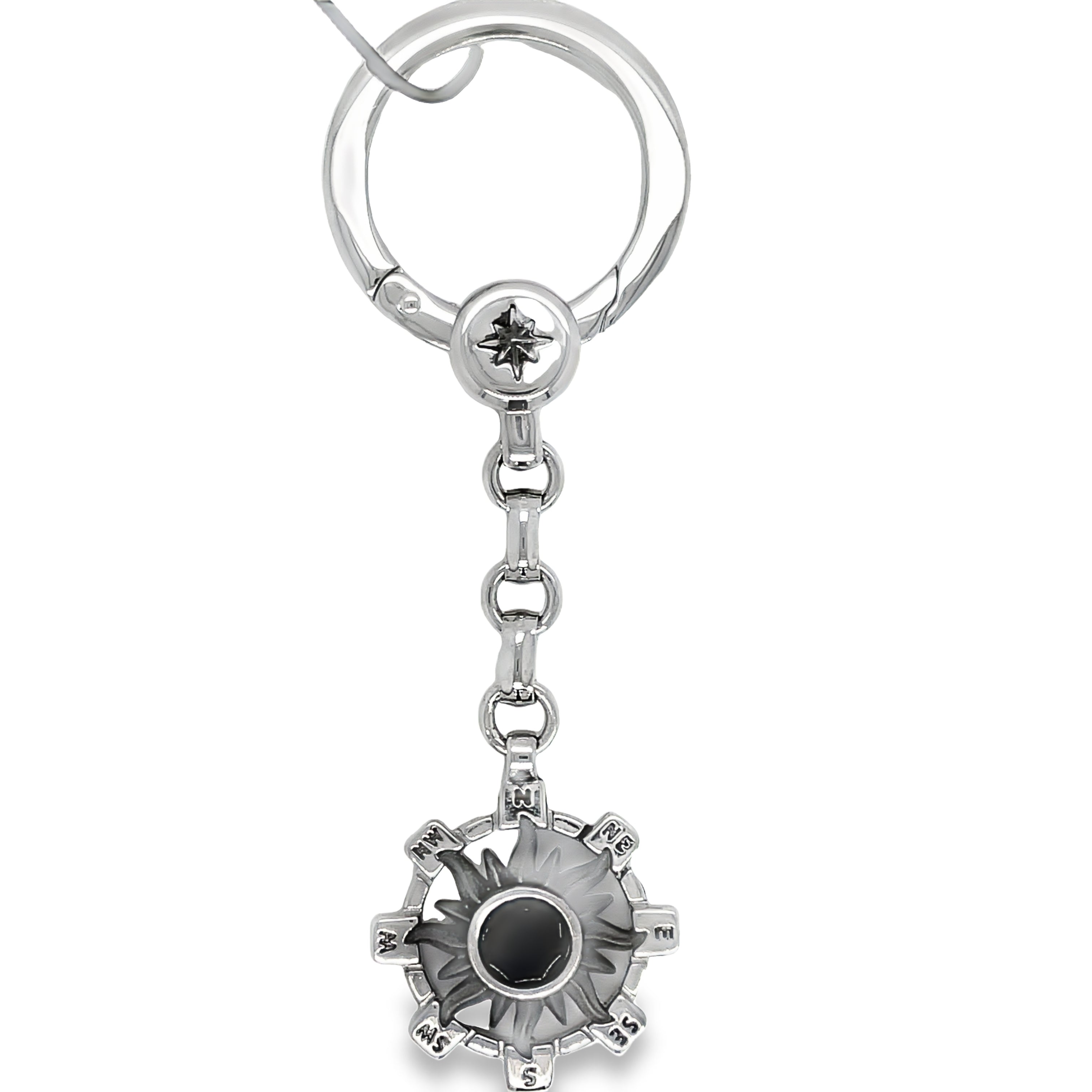 This Zancan key chain is made in Italy and crafted from high-quality stainless steel, ensuring durability and style. With its sleek design and superior material, it will elevate your everyday carry and keep your keys organized. A must-have for any discerning keychain collector.