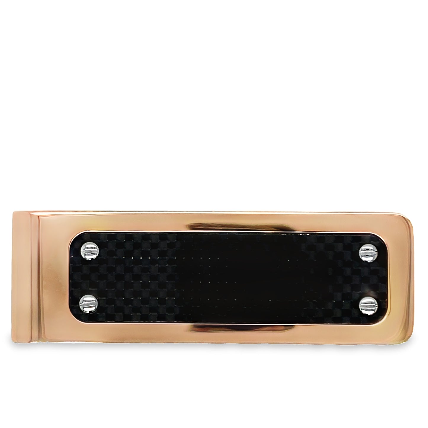 Front view of Zancan Stainless-Steel Money Clip