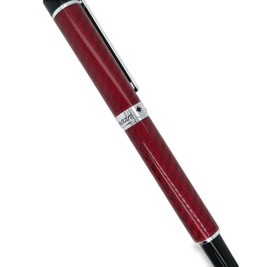 Top view of Zancan Stainless Steel Red & Black