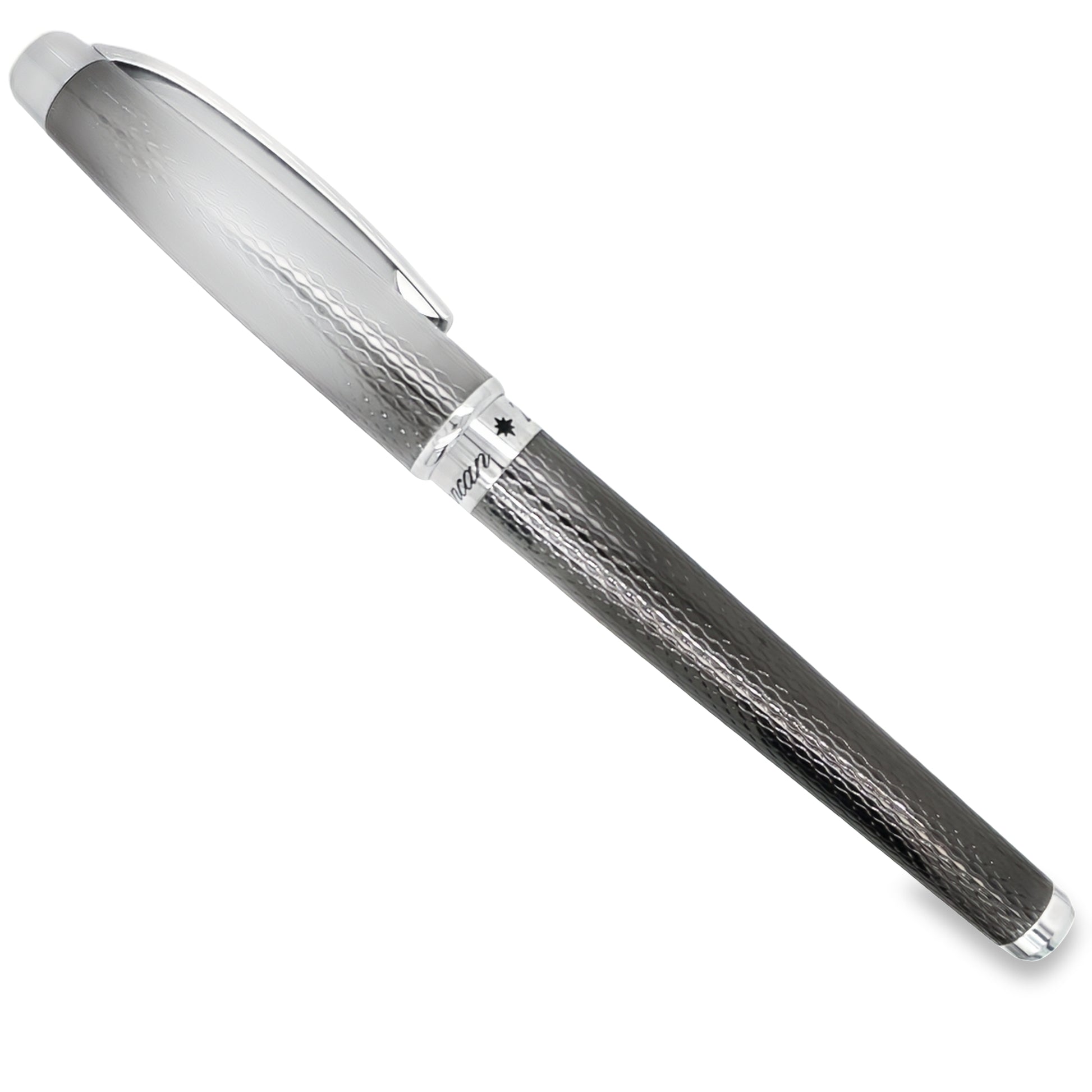Top view of Zancan Stainless Steel Gray & Black