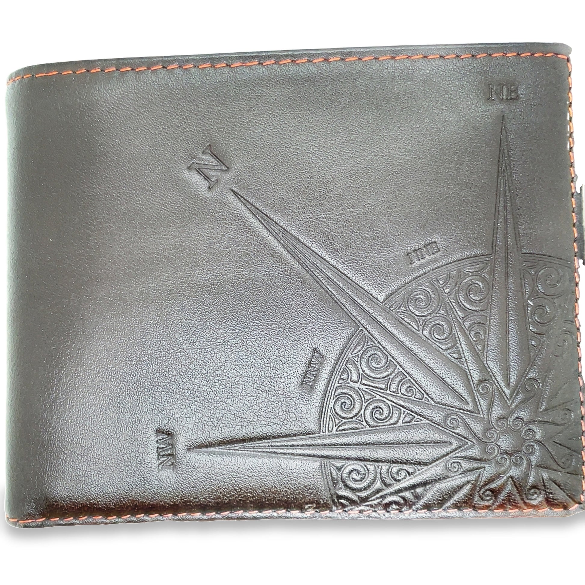 Top view of Zancan Italian Made Leather Wallet - Large