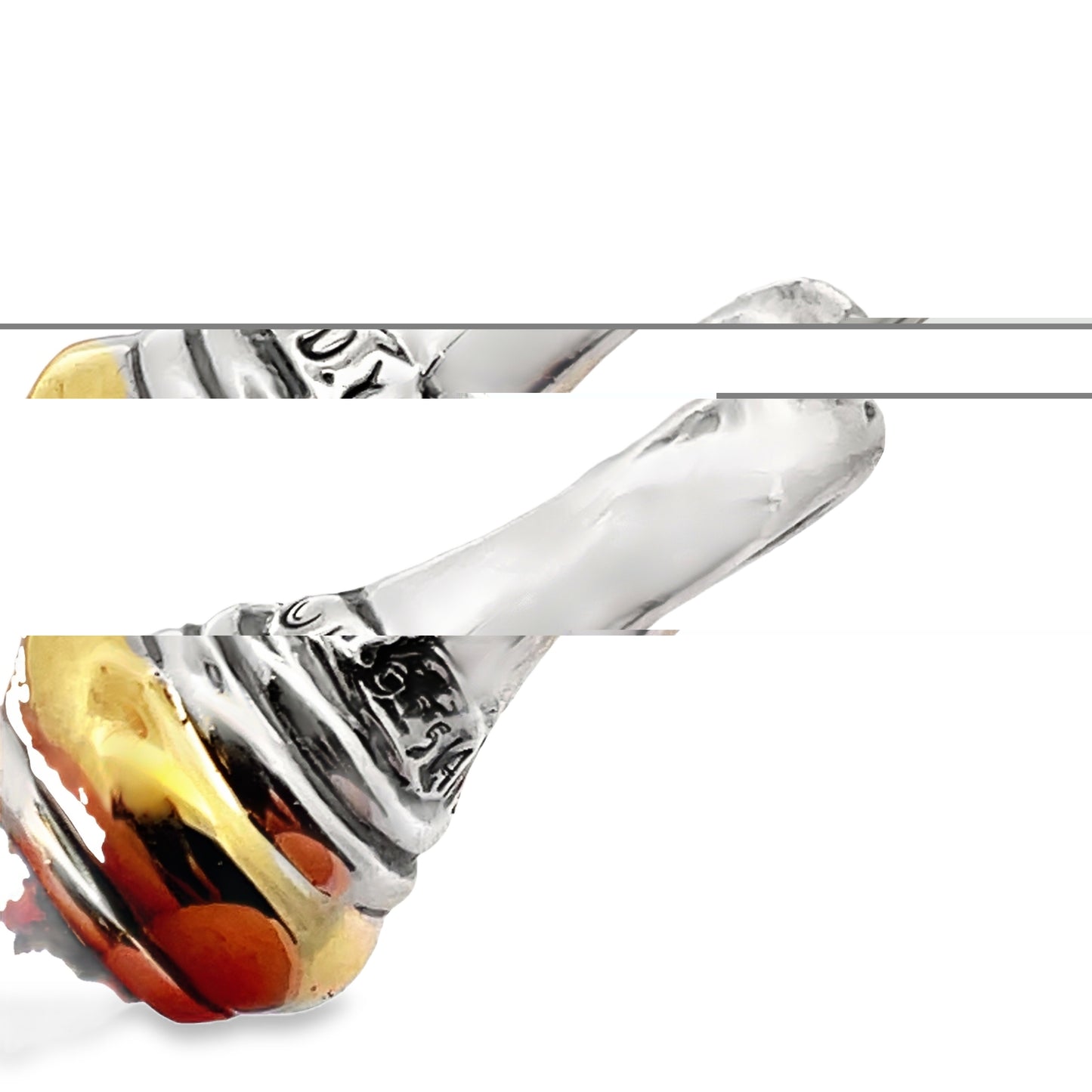 Top view of 18k Yellow Gold and Sterling Silver David Yurman Citrine Necklace 