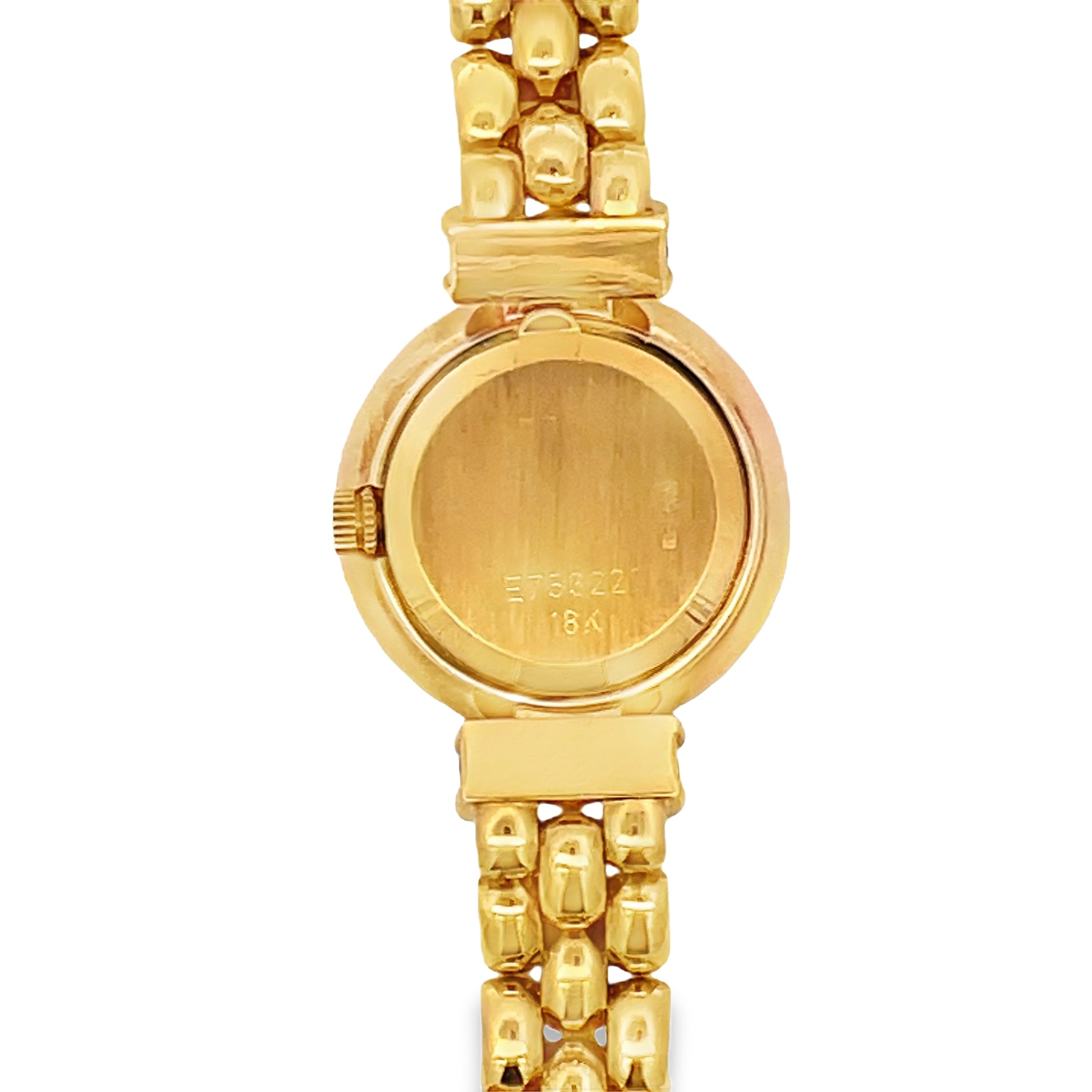 Back view of Estate Rolex 18k Yellow Gold Cellini Classic Ladies Watch