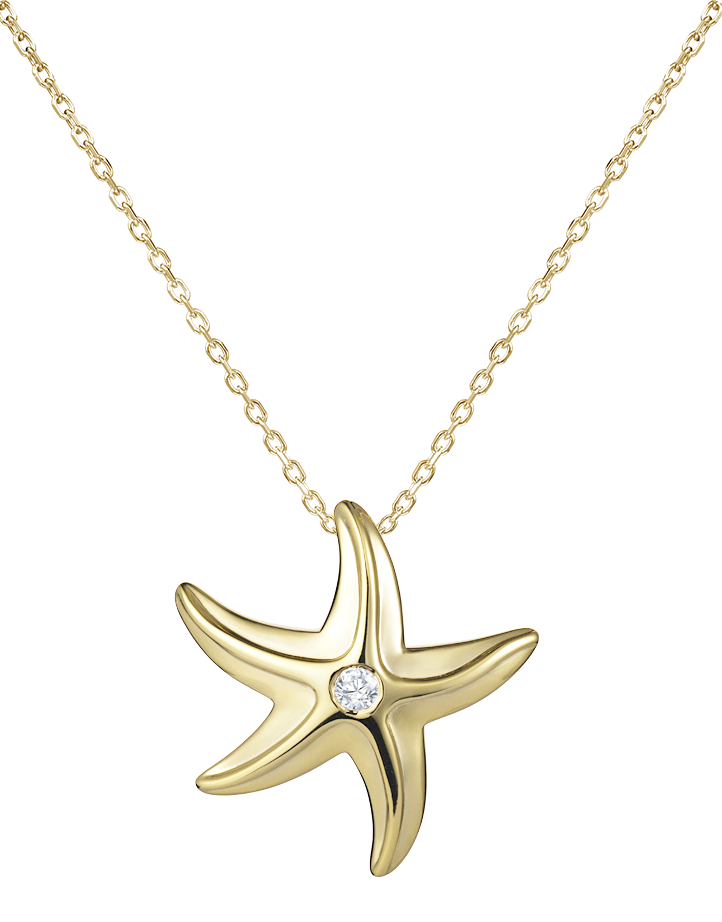 White Gold Starfish – Modern Jewelers