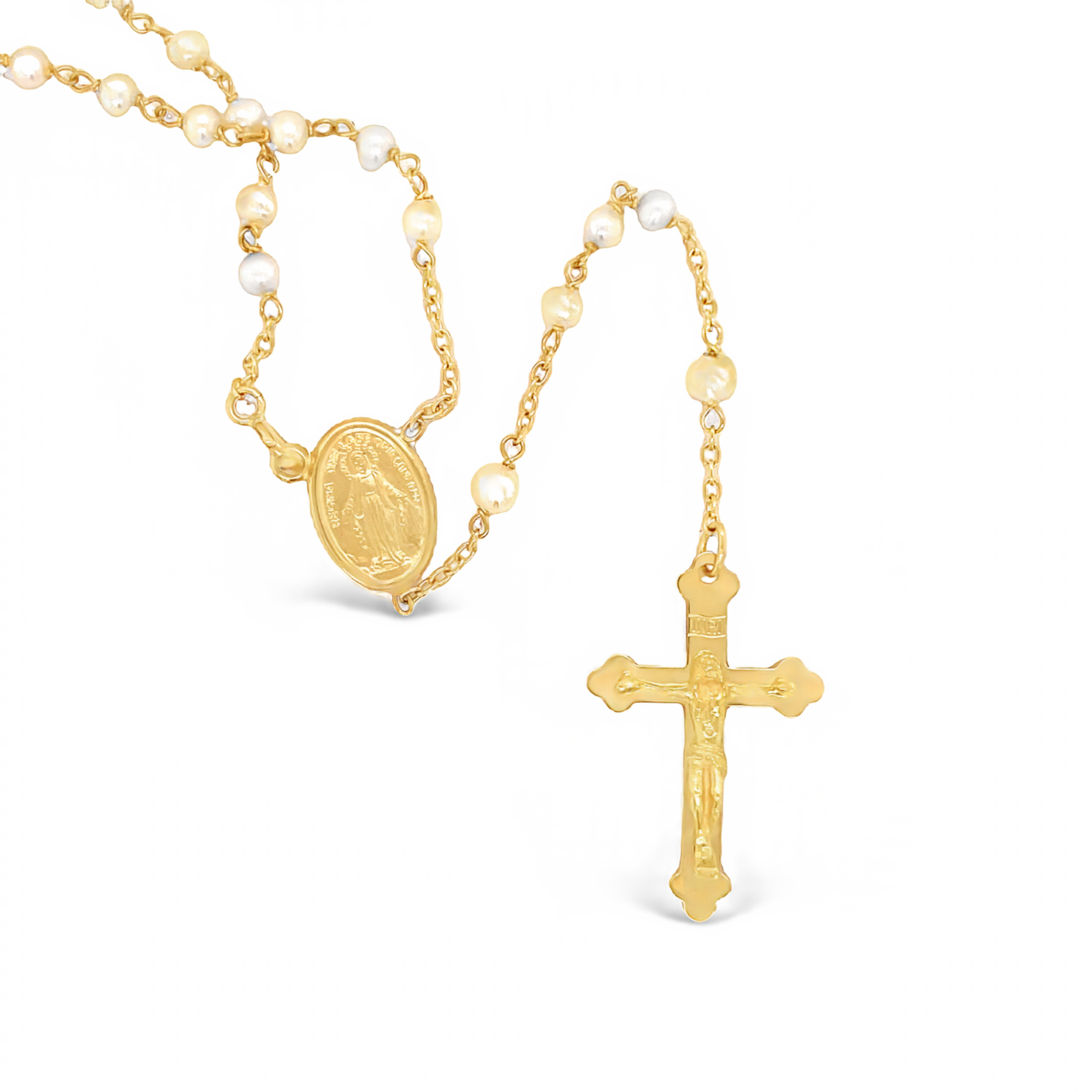 18k on sale gold rosary