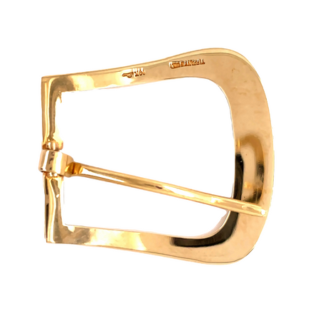 Antique Tiffany Co Yellow Gold Belt Buckle SouthMiamiJewelers