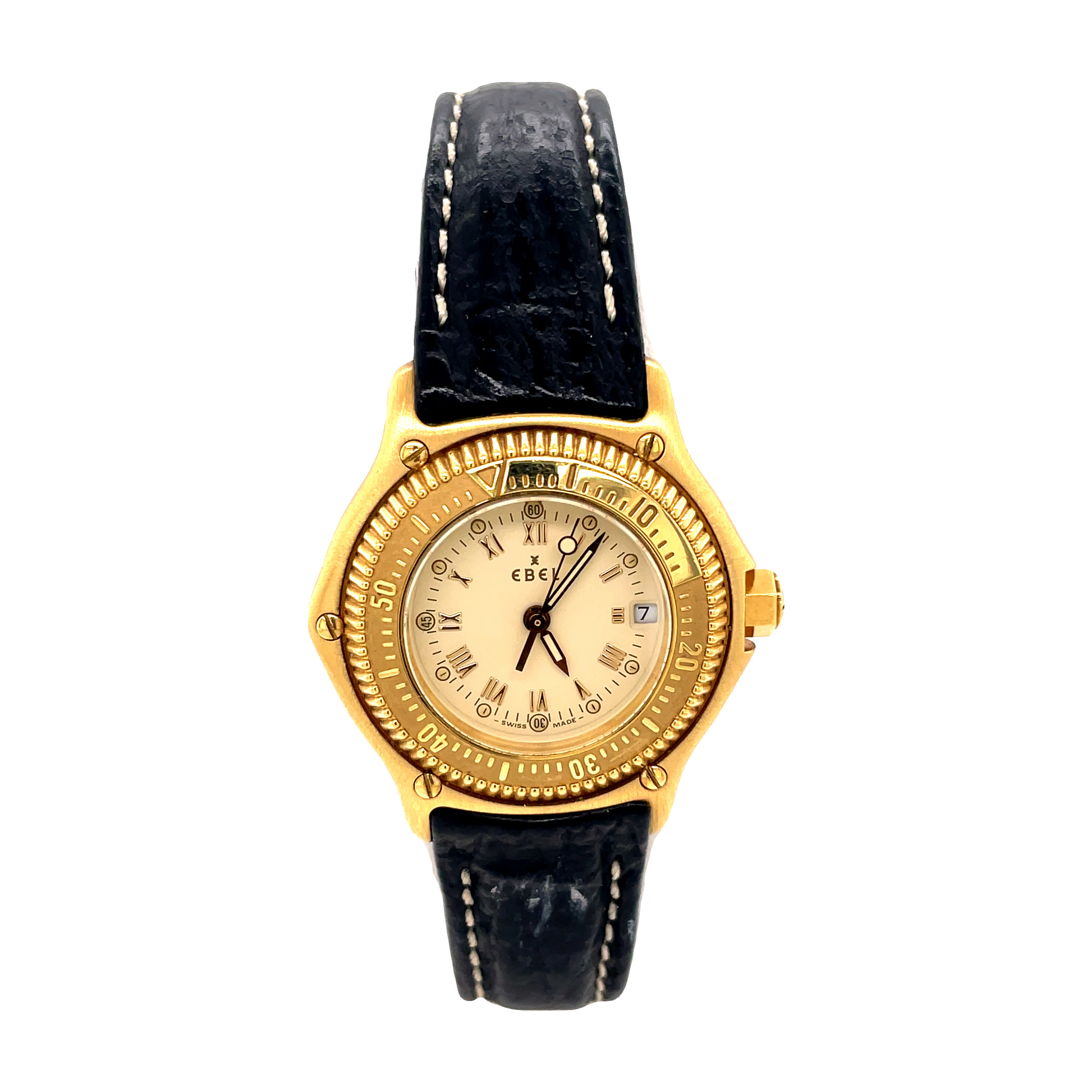 Ebel Discovery Yellow Gold Watch Front view 