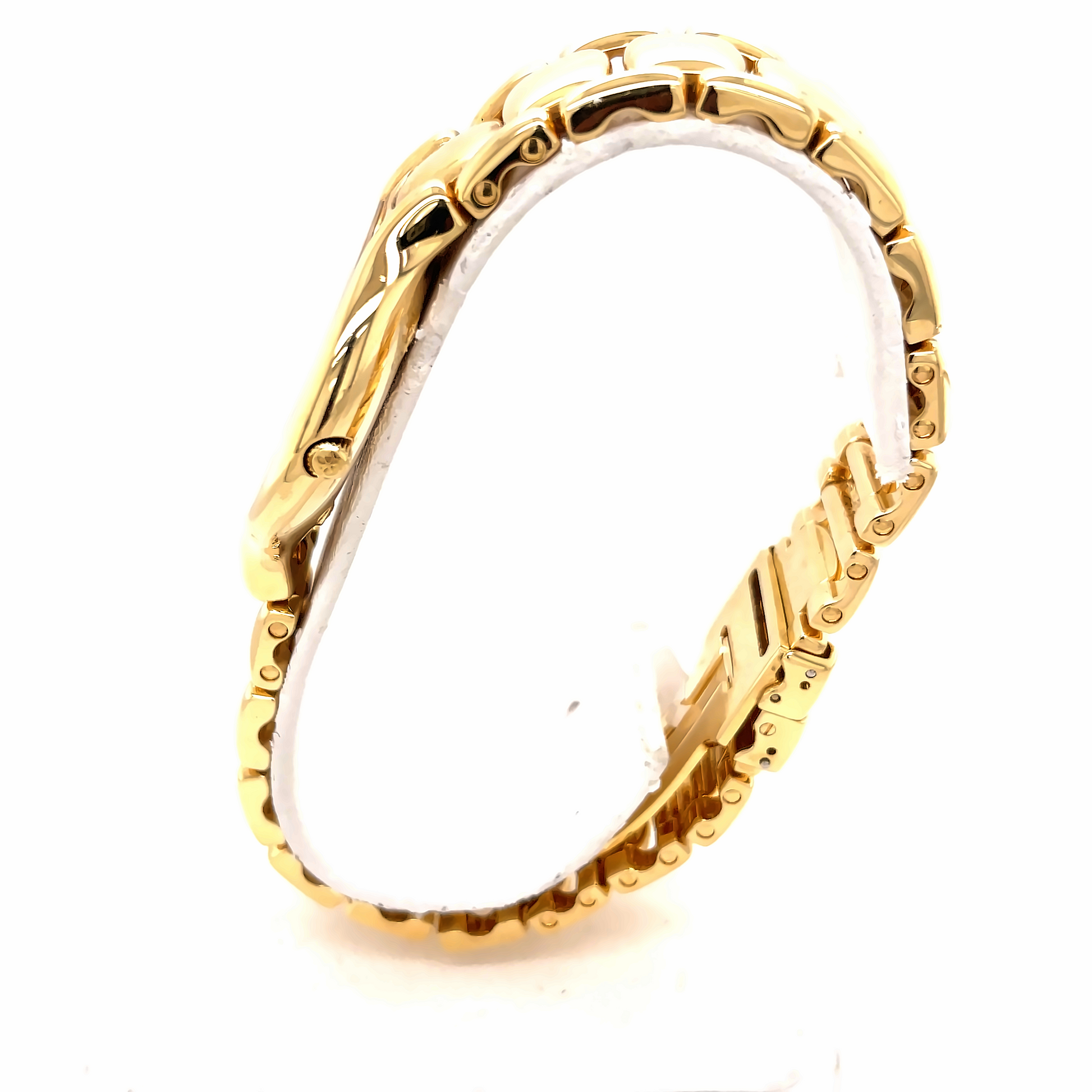 18K Ebel Beluga Yellow Gold Watch Profile View