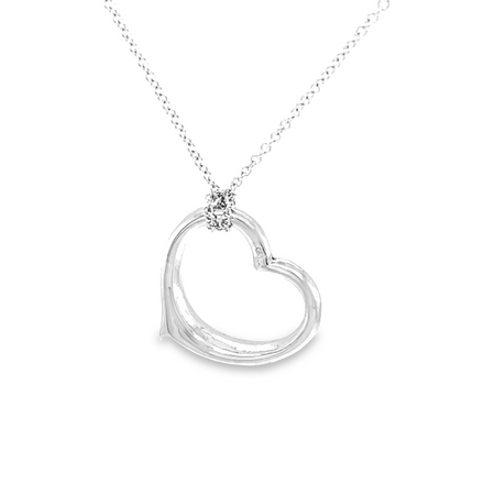 This pendant necklace comes crafted with 14k white gold, giving it a brilliant polished finish. The 18" long 10.00 mm chain ($199 optional) is solid gold for a luxurious look and feel.
