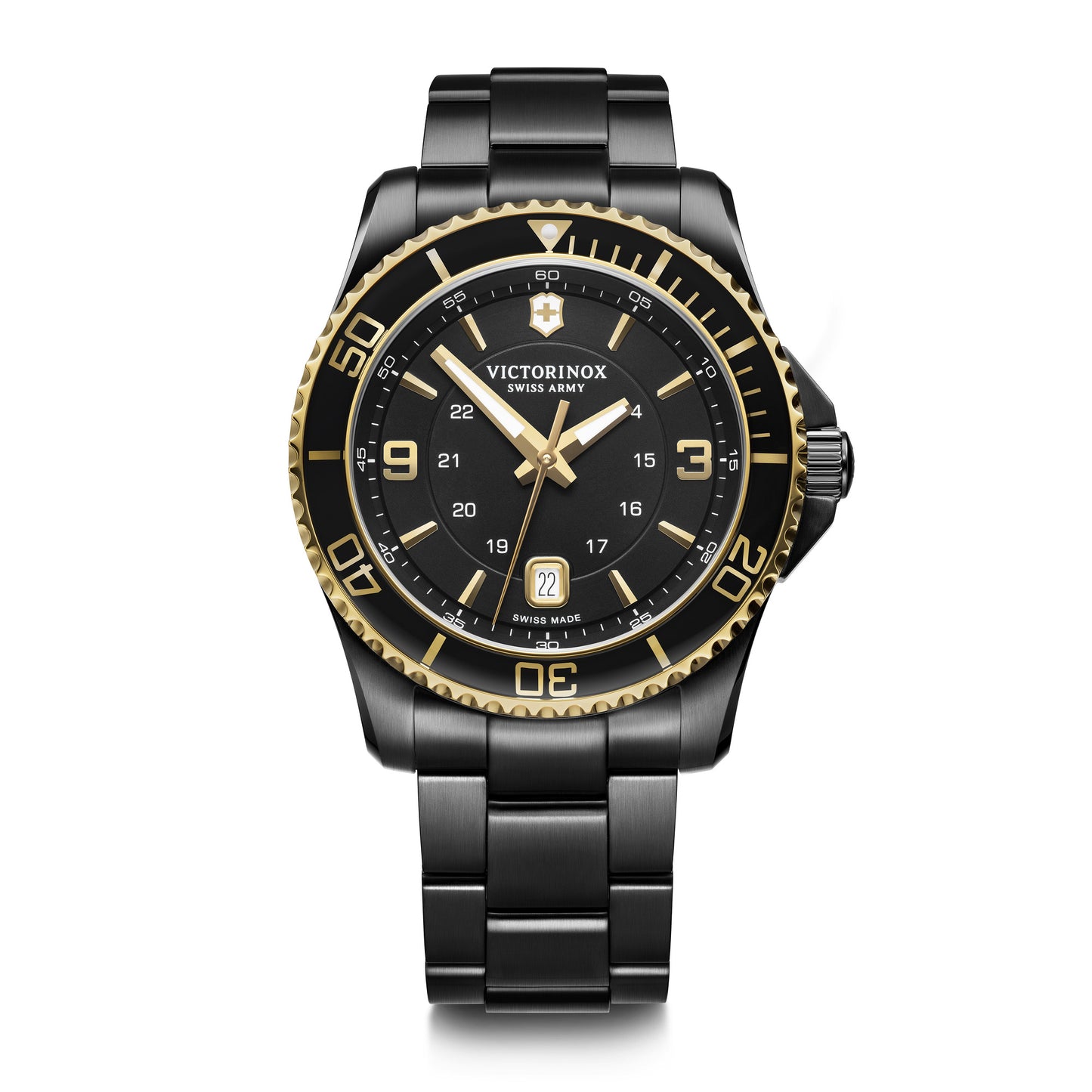 Maverick Large Gold Tone Watch Front view 