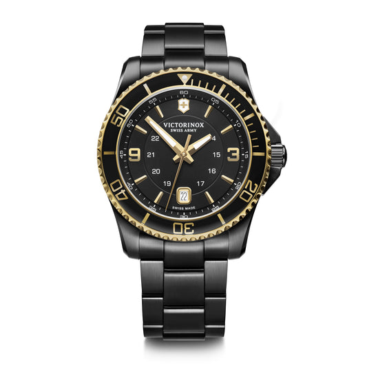 Maverick Large Gold Tone Watch Front view 