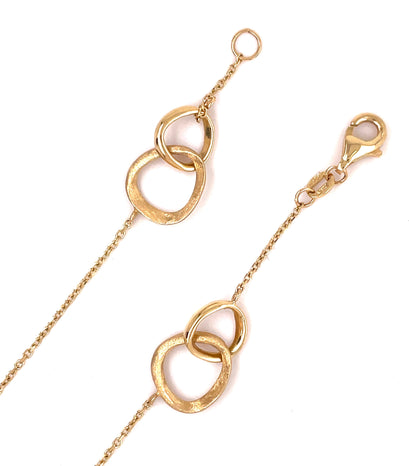 Buy Vintage 14k Italian Gold Link Chain Link Bracelet. 9 Long. 14.25 Grams.  Yellow Gold Chain. Danpicked Online in India - Etsy