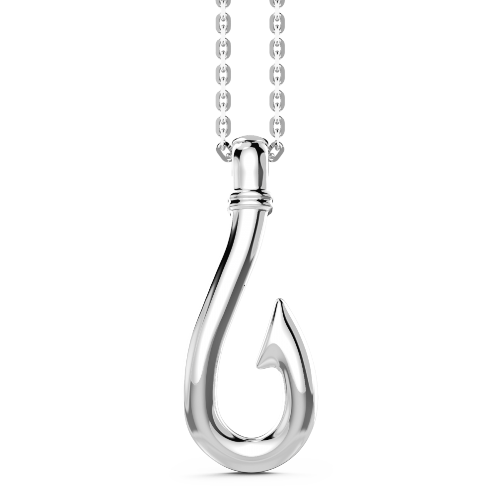 Zancan Silver Hook Necklace Front view