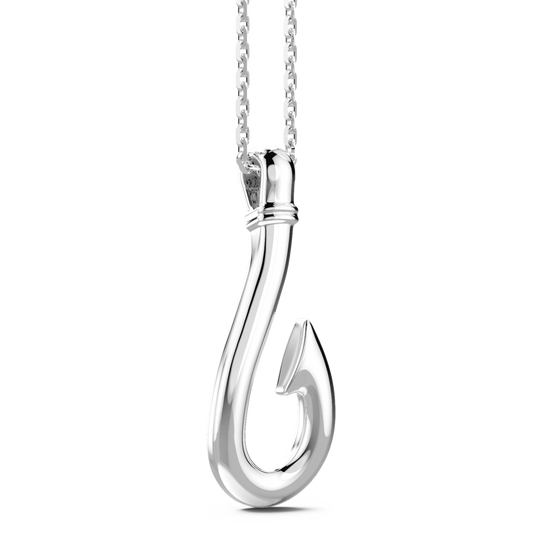 Zancan Silver Hook Necklace Front view